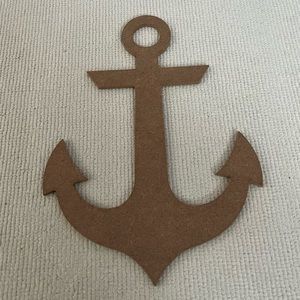 Set of 3 Anchors ready to be colored & decorated for your wreath or decor